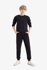 Boys Elastic Waist Jogger Sweatpants
