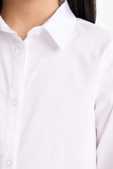 Girls Slim Fit Slim Cut Bengalin Long Sleeve Shirt