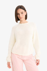 Regular Fit Crew Neck Knitwear Sweater
