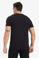 Slim Fit Slim Cut Crew Neck Basic Plain Short Sleeve T-Shirt