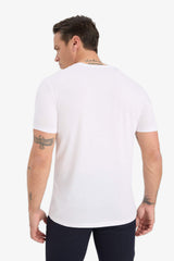 Slim Fit Slim Cut Crew Neck Basic Plain Short Sleeve T-Shirt