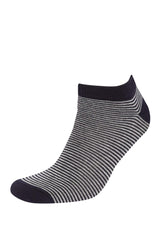 Mens Printed 5-Pack Cotton Ankle Socks