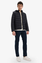 Waterproof Slim Fit Slim Cut Hooded Zippered Puffer Jacket