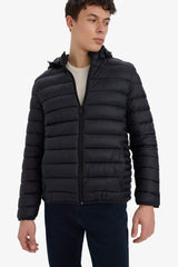Waterproof Slim Fit Slim Cut Hooded Zippered Puffer Jacket