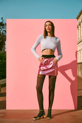 الجوارب السوداء مع التمهيد الفضي من بينتيليسيوس