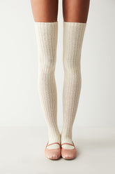 Endless Ribbed Knee Socks