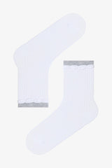 Marshmallow Girls Pretty 3-Pack Socket Socks