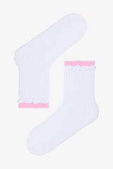 Marshmallow Girls Pretty 3-Pack Socket Socks