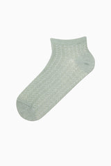 5 Pairs of Cotton Zigzag Patterned Ankle Socks