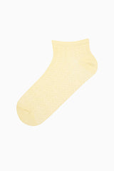 5 Pairs of Cotton Zigzag Patterned Ankle Socks