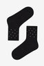 Girls Black Diamond Socks