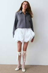 Black Mesh Tights with Rose Pattern and Bow Detail