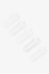 5 Pairs of Cotton Self-Patterned Polka Dot Ankle Socks