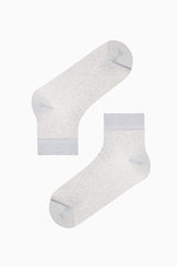 Shiny Tulles Black White Pink 3in1 Socket Socks