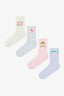 Girl Travel Multicolored 4-Pack Socks