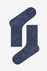 Navy Blue Thick Boot Socks
