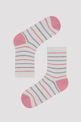 جوارب بناتي بنقشة وحيد القرن 4 قطع