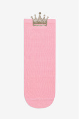 Girls Princess 3-Pack Multicolored Ankle Socks