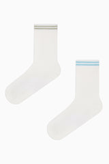 2 Pairs of Cotton Hole Breathable Ankle Socks