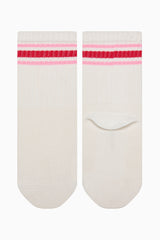 Girls Heart Multicolored 3-Pack Ankle Socks