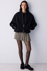 Leopard Fishnet Tights