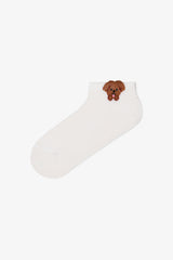 3 Pairs of Cotton 3D Animal Pattern Ankle Socks