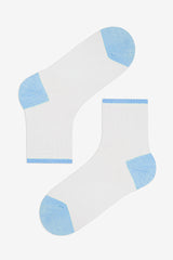 5 Pairs of Cotton Ankle Colored Ankle Socks