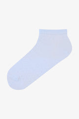 5 Pairs of Cotton Self-Patterned Ankle Socks