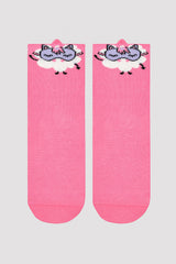 Girls Popcorn 3in1 Socket Socks
