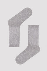 Grey Thick Boot Socks