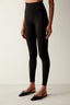 Black Miracle Shiny Pop Up Leggings