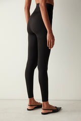 Black Miracle Shiny Pop Up Leggings