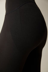 Black Miracle Shiny Pop Up Leggings