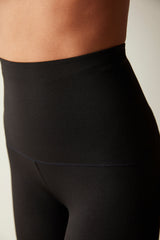 Black Miracle Shiny Pop Up Leggings