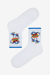 Boy Cool Snack 2-Pack Multicolored Tennis Ankle Socks