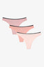 Colorful Earth Tones 3-Pack Thong Panties