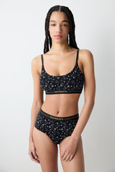 Removable Padded Black Bra