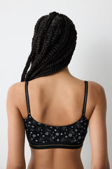 Removable Padded Black Bra