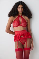 Halter Wire Red Bra - Penti Loves Paris Collection