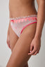 Lotus Broderie Pink Slip Panties - Penti Loves Paris Collection
