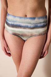 Dalia High Waist Shirred Multi Color Bikini Bottom