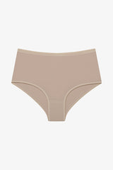 Black Cotton High Waist 3-Pack Slip Panties