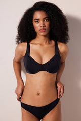 New Underwire Black Bikini Top