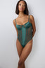 Half Cup Dark Green Bodysuit