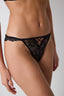 V Cut Black Brazilian Panties
