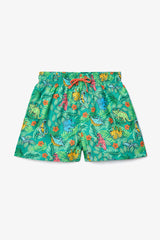 Boys Wild Forest Multicolored Shorts