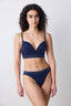 Seamless Navy Blue Bralet