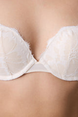 Daphne Push Up Balconet Cream Bra