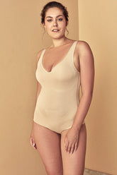 Beige Light Bodysuit Corset