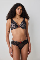 Lol Up Push Up Apex Black Bra - Penti Loves Paris Collection